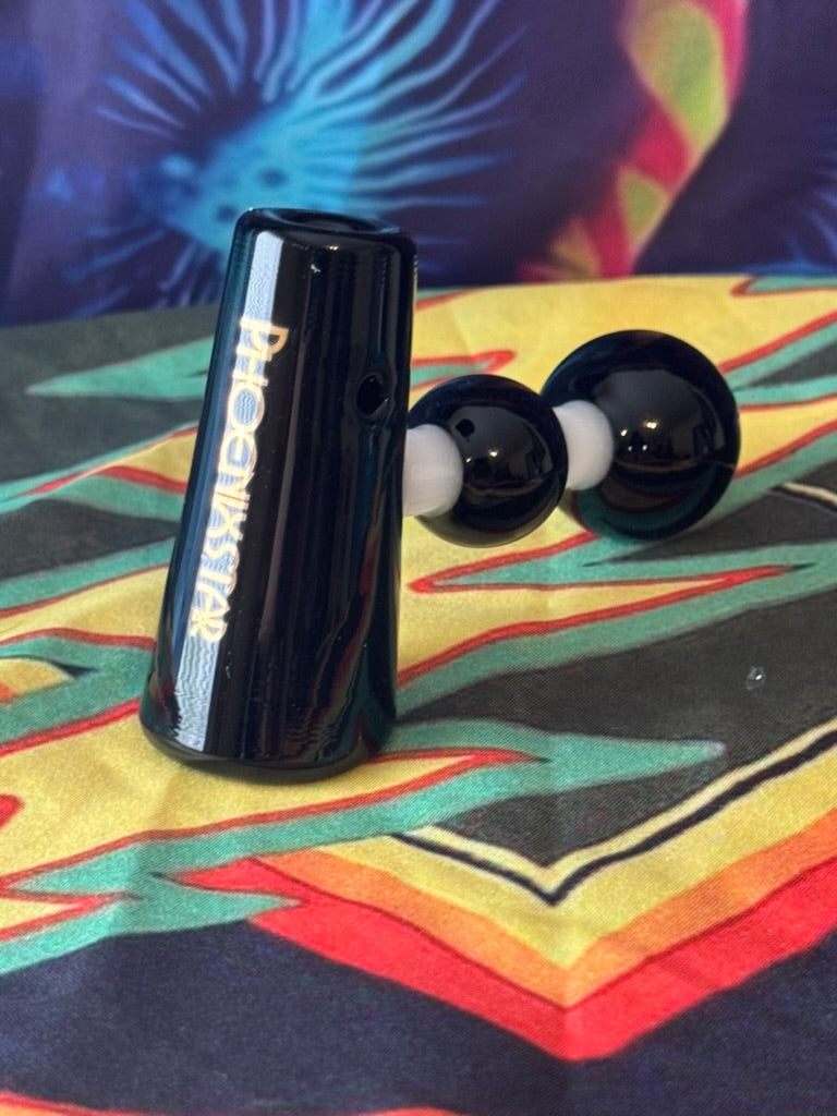 Pipe Glass- Phoenix Star Midnight Orb Glass Hand Pipe