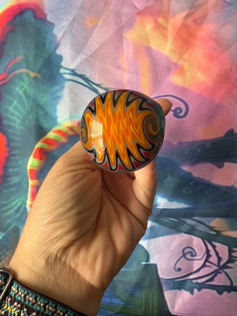 Glass Pipe -Phoenix Star Glass Pipe – Tribal Flame Design Sherlock