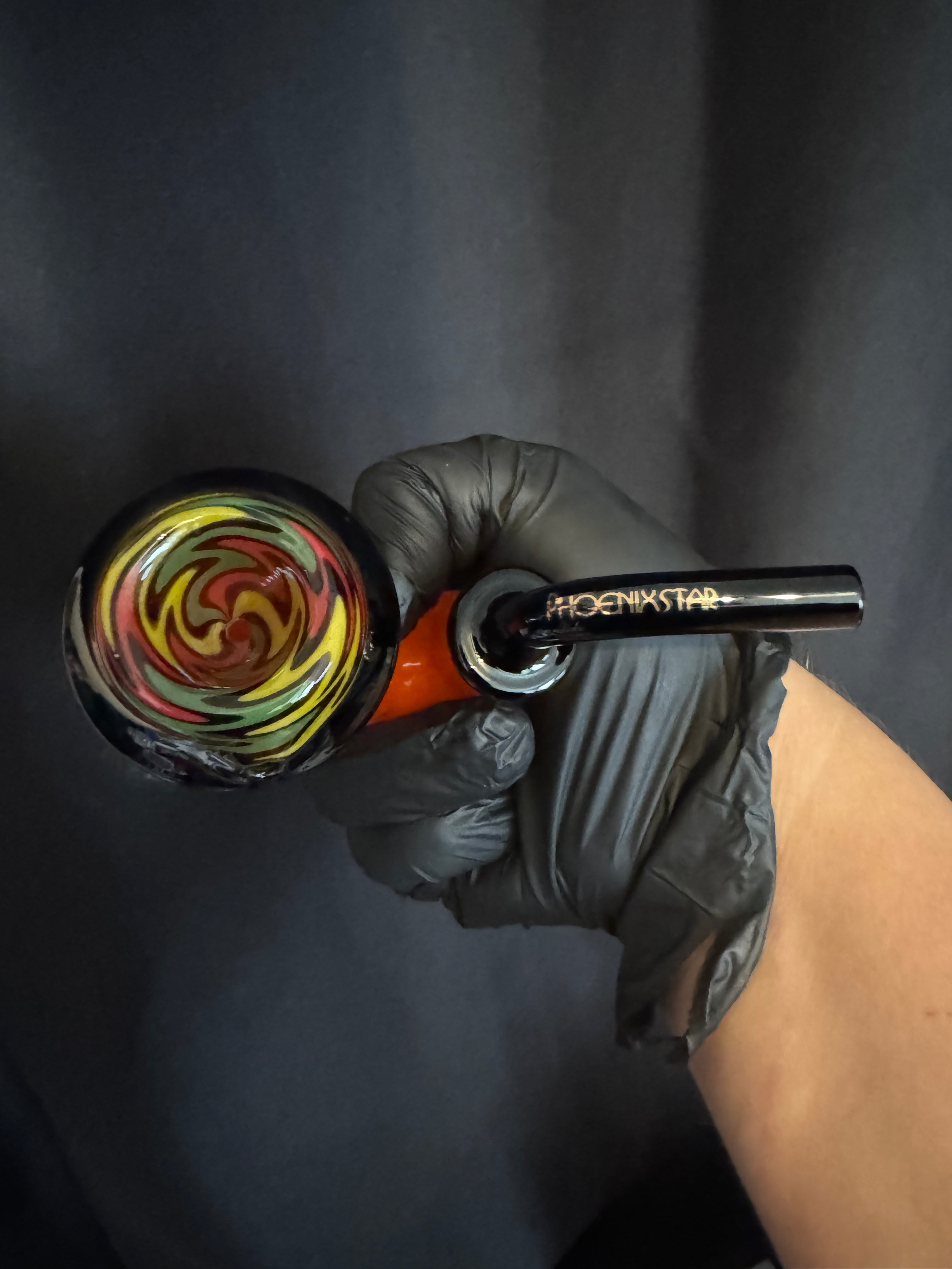 Glass Sherlock Pipe – Curved Glass Smoking Bowl, Thick Glass Tobacco Pipe