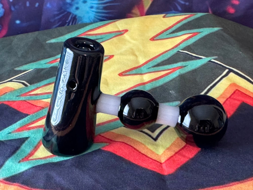 Pipe Glass- Phoenix Star Midnight Orb Glass Hand Pipe
