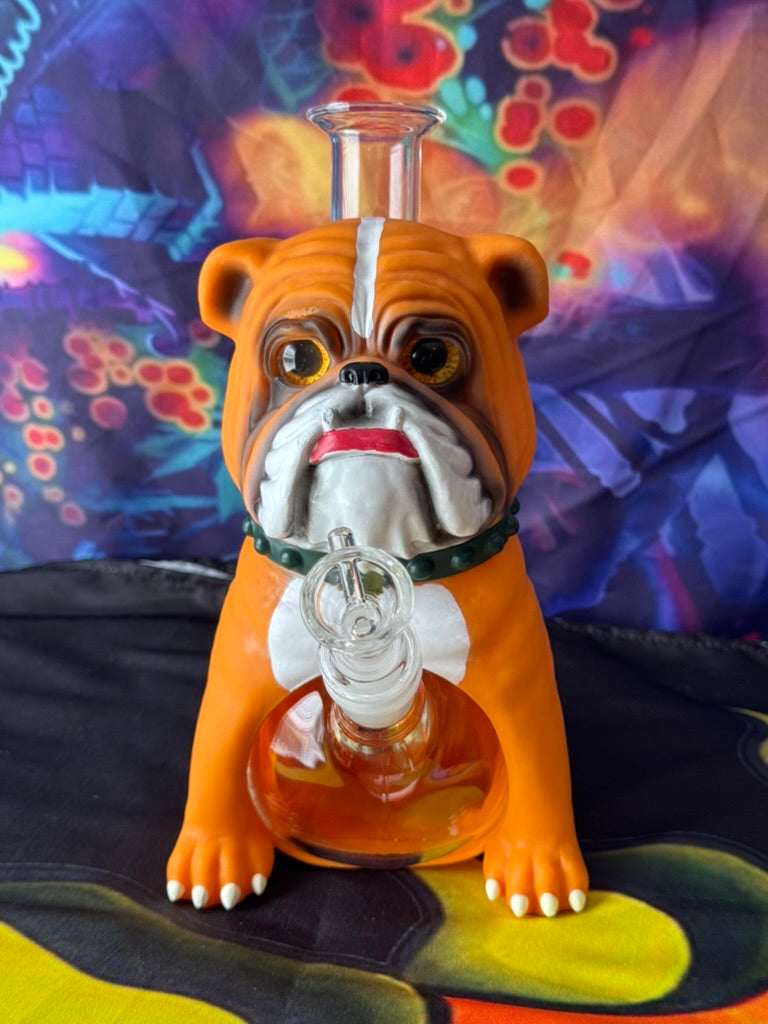 Bong- Bulldog 9 Inch Hybrid Resin Coated Bong - 14mm Joint