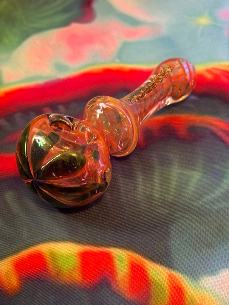 Pipe Glass -   Phoenix Star Fumed Color-Changing Hand Pipe