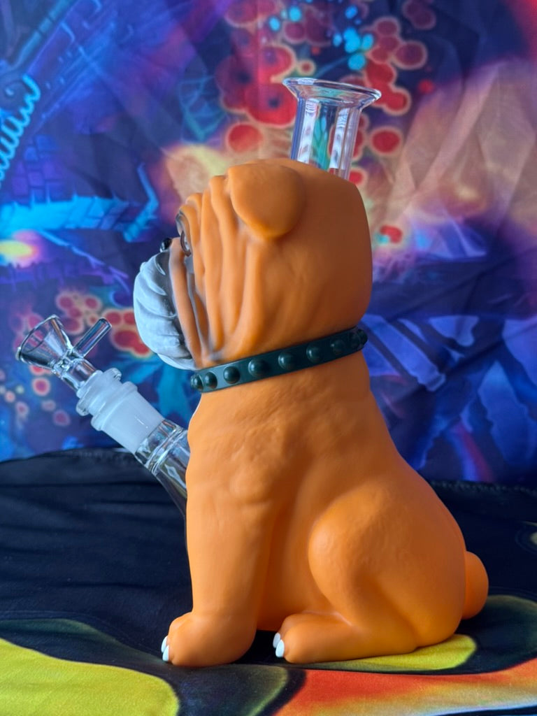 Bong- Bulldog 9 Inch Hybrid Resin Coated Bong - 14mm Joint