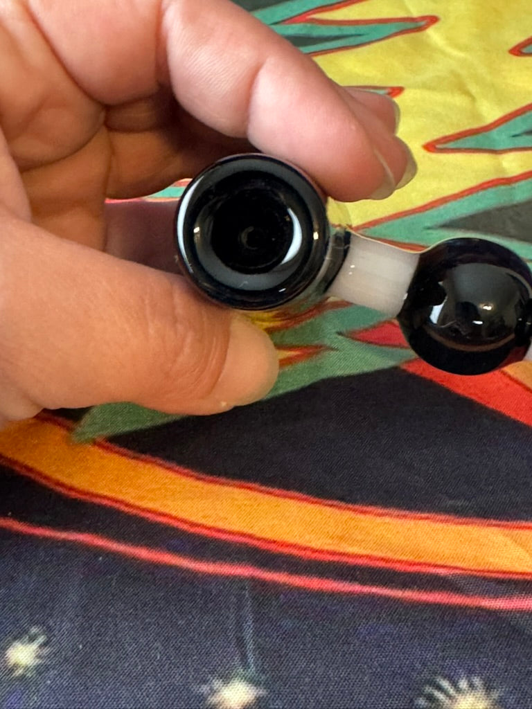 Pipe Glass- Phoenix Star Midnight Orb Glass Hand Pipe