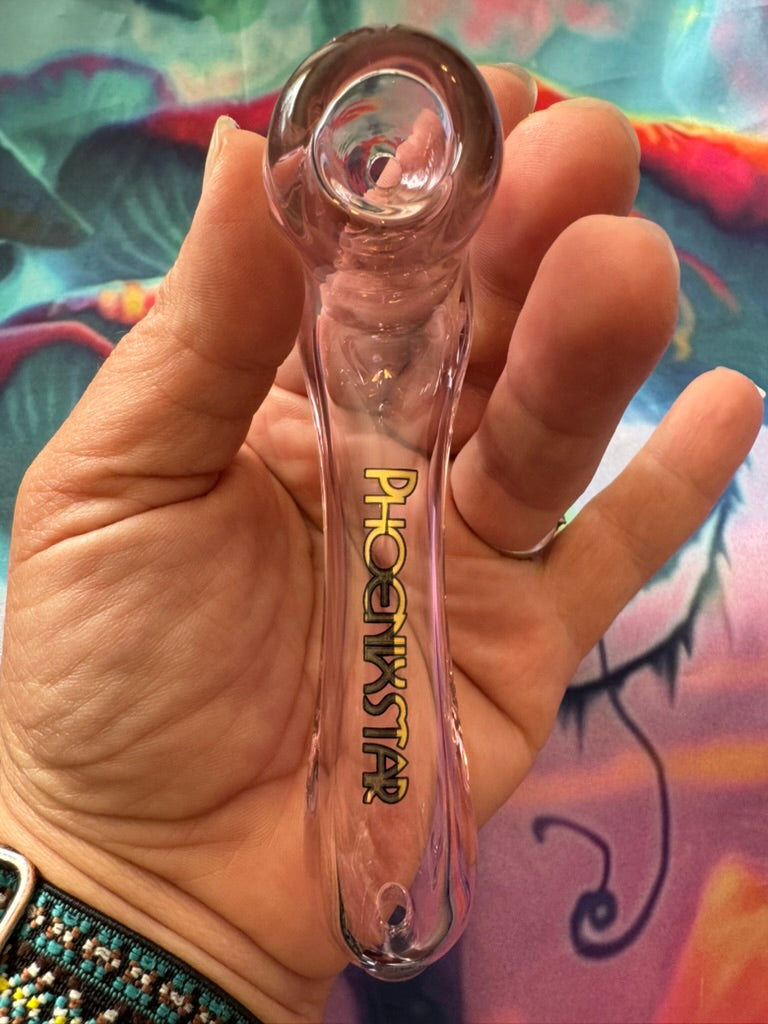 Glass Pipe - Phoenix Star Mini Sherlock Hand Pipe