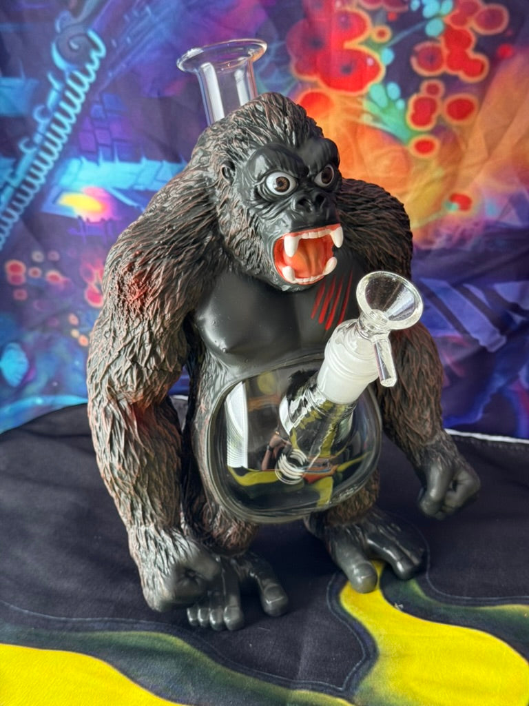 Bong Hybrid  - King Kong Gorilla Monster Water Pipe 11" with 14mm Joint