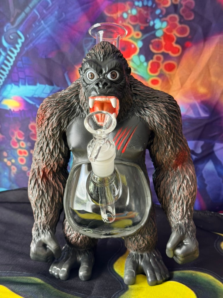 Bong Hybrid  - King Kong Gorilla Monster Water Pipe 11" with 14mm Joint