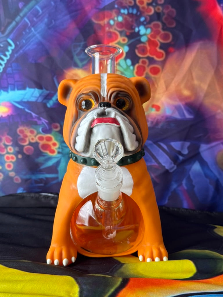 Bong- Bulldog 9 Inch Hybrid Resin Coated Bong - 14mm Joint