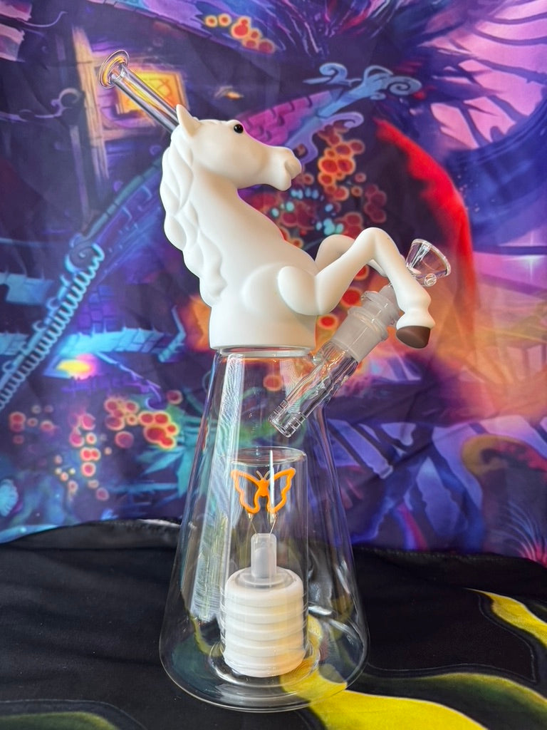 Bong - Light-Up Unicorn Water Pipe – 14mm LED Illuminated