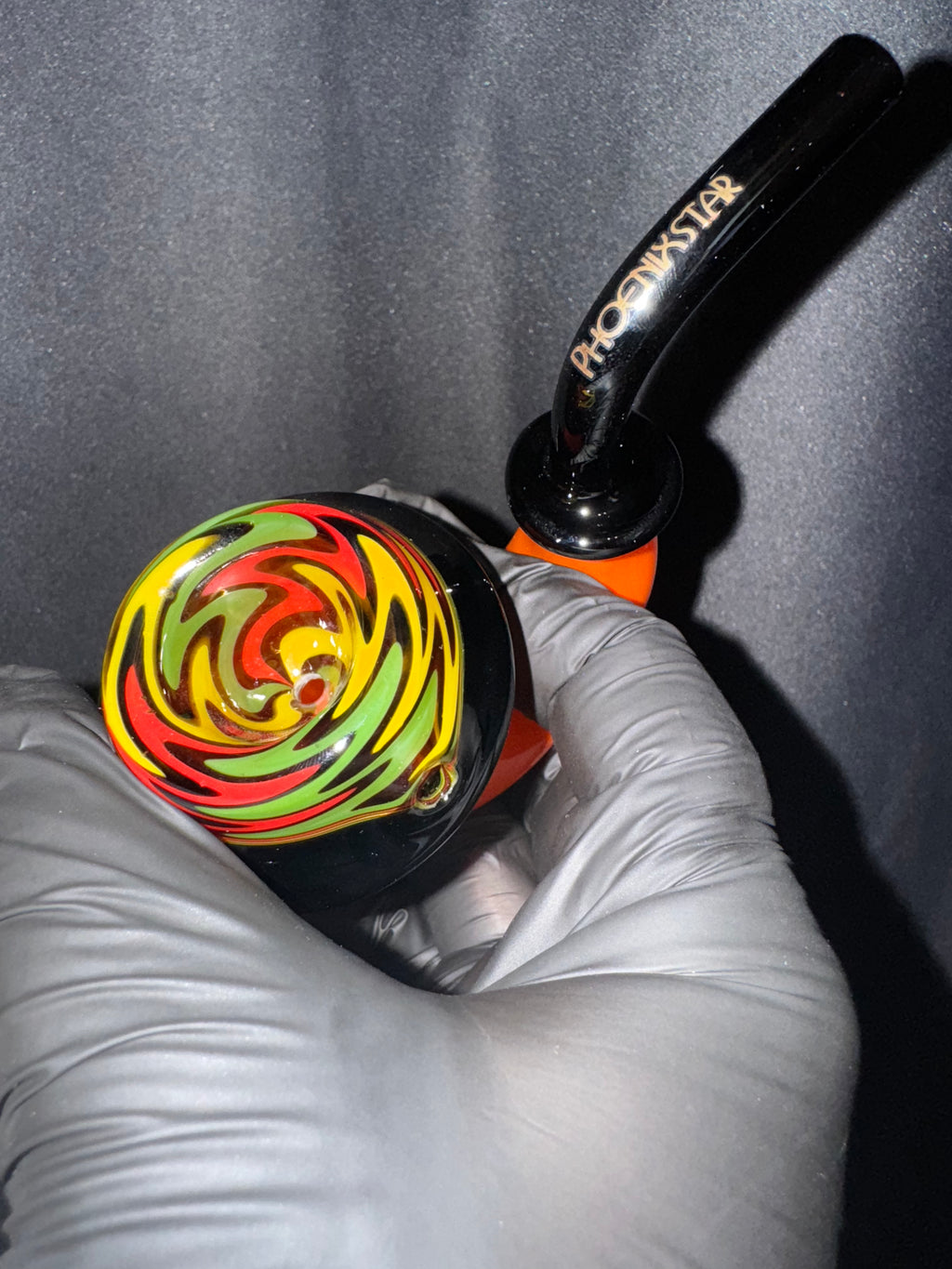 Glass Sherlock Pipe – Curved Glass Smoking Bowl, Thick Glass Tobacco Pipe